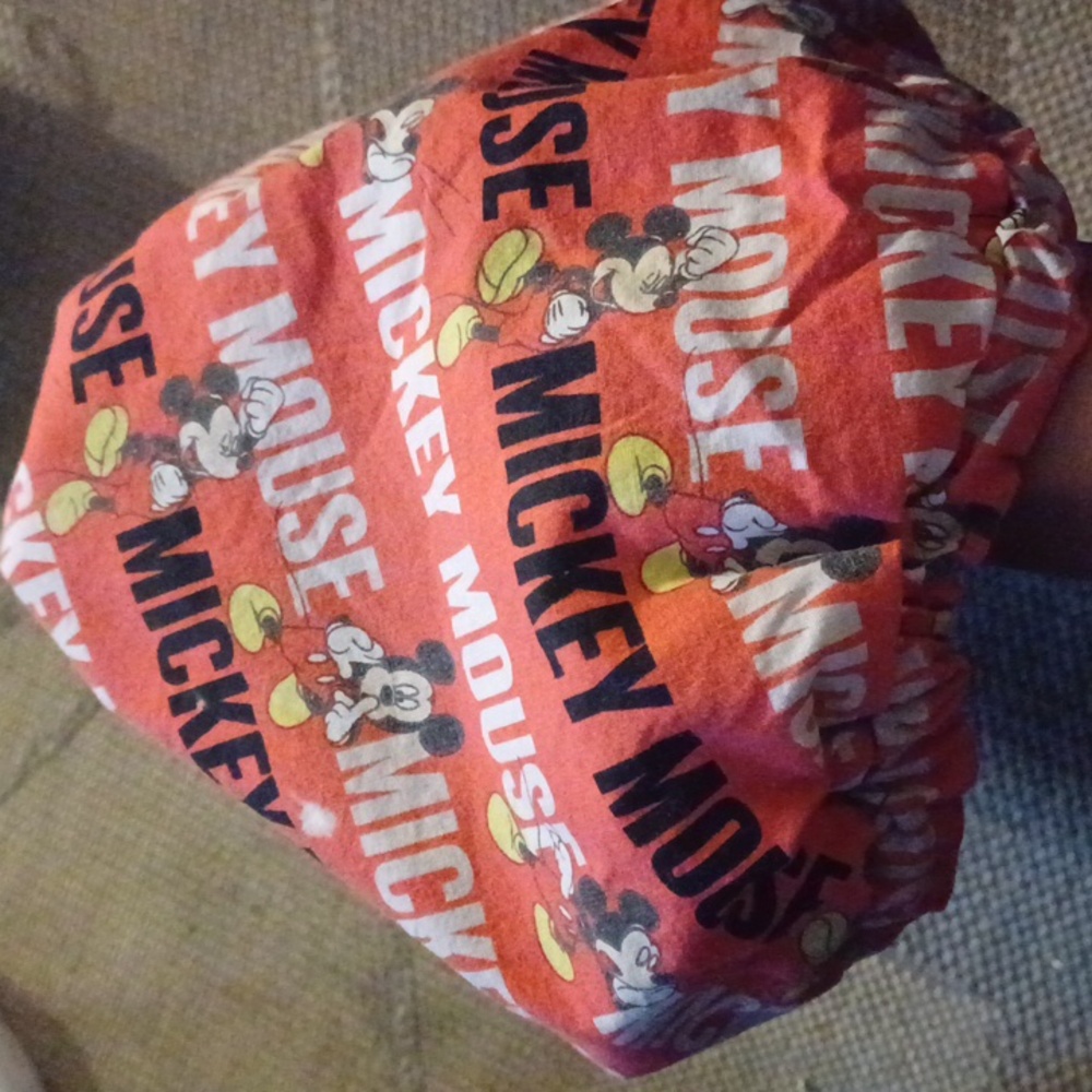 Homemade Mickey Mouse Bonnet